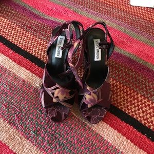 Steve Madden deep cherry purple heels